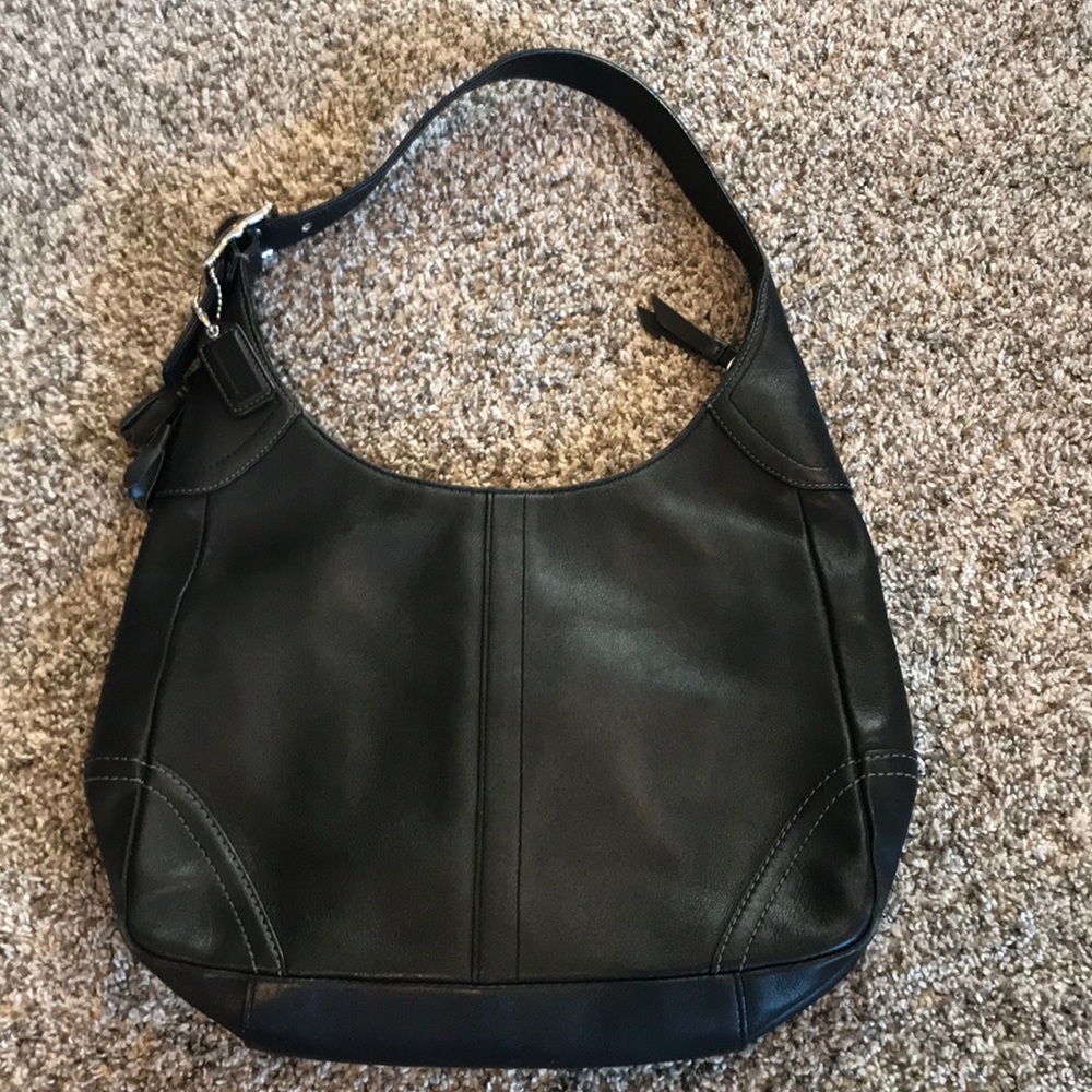 Authentic Coach Shoulder Bag, Black